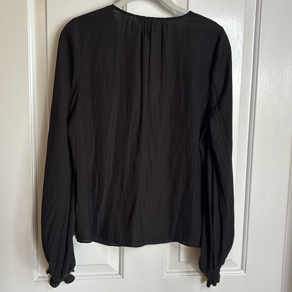 NWT RAMY BROOK Sabrina blouse in black size small - Picture 9 of 10